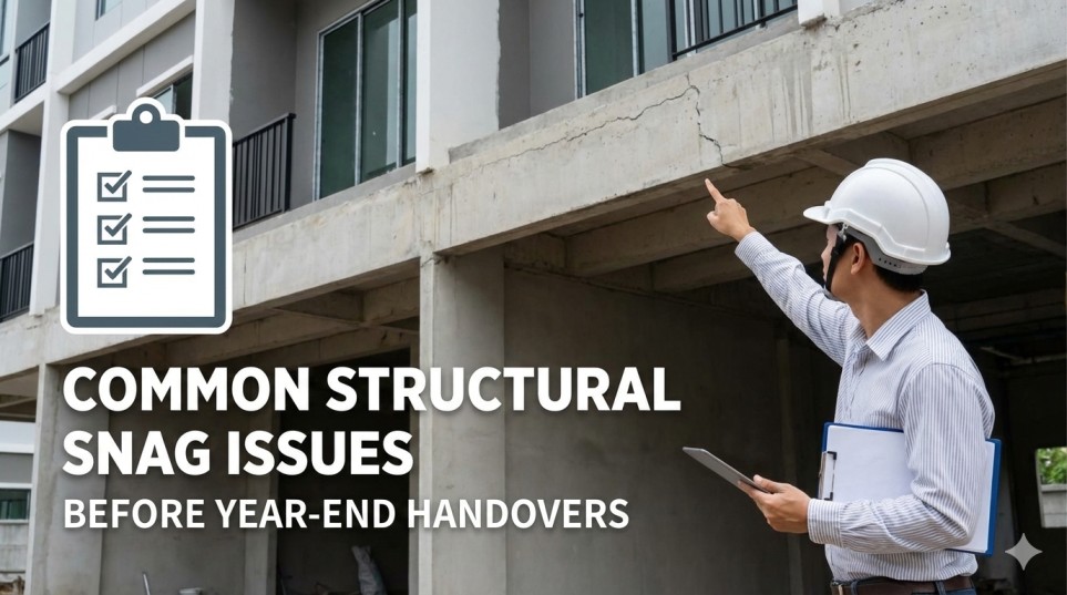 Common Structural Snag Issues Detected Before Year-End Handovers
