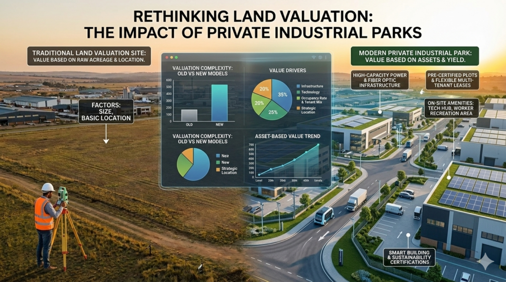 How Private Industrial Parks Are Changing Land Valuation Models